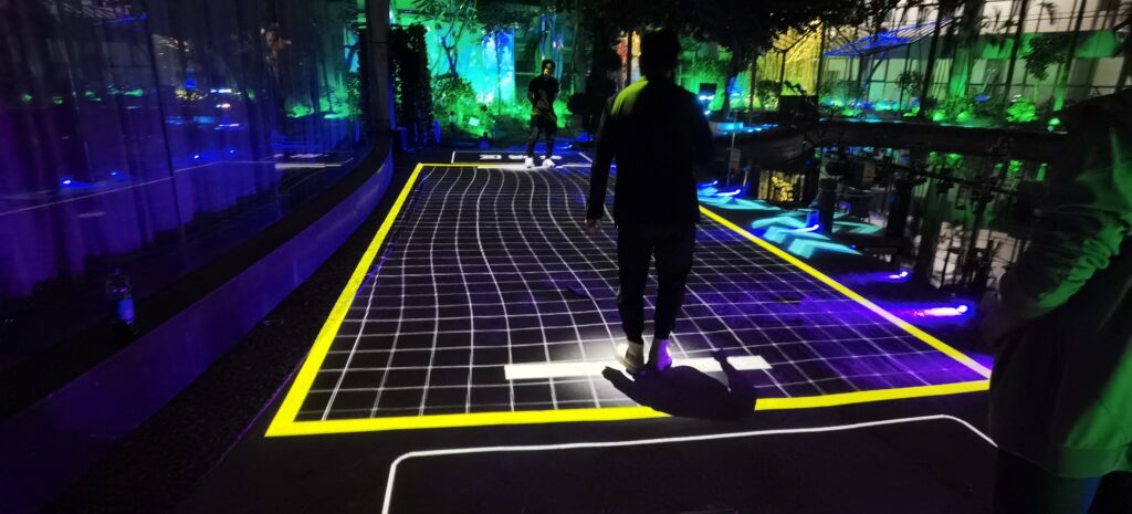 Transforming Parks with Floor Interactive Projection Programs