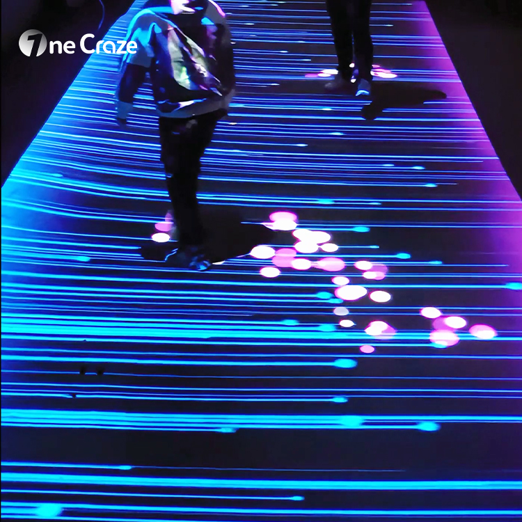 projection mapping floor interactive games
