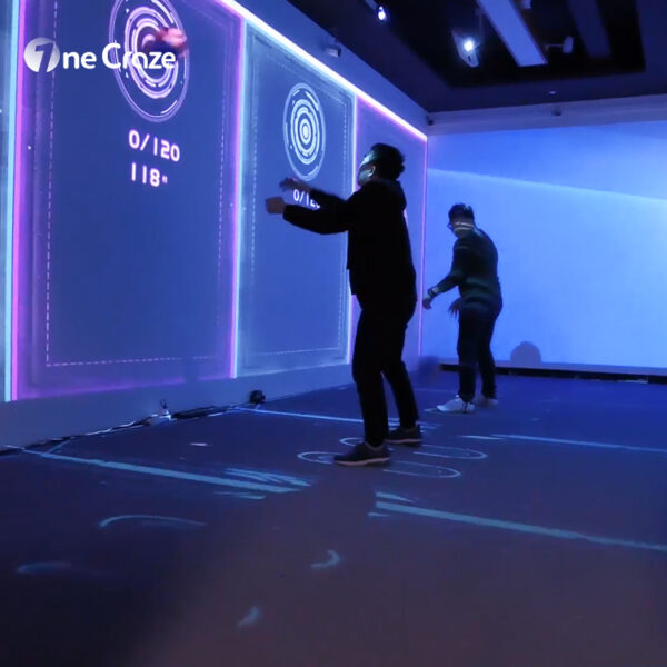 interactive motion ground projector system
