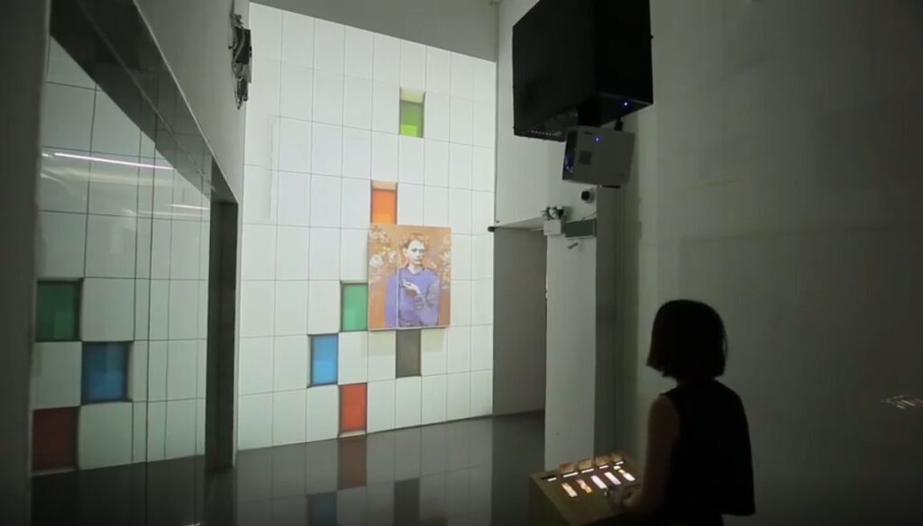 3d mapping smart projector with screen