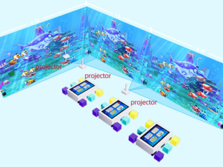 Transformative doodle touch screen experience