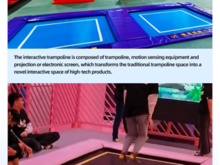 Explore the interactive trampoline experience