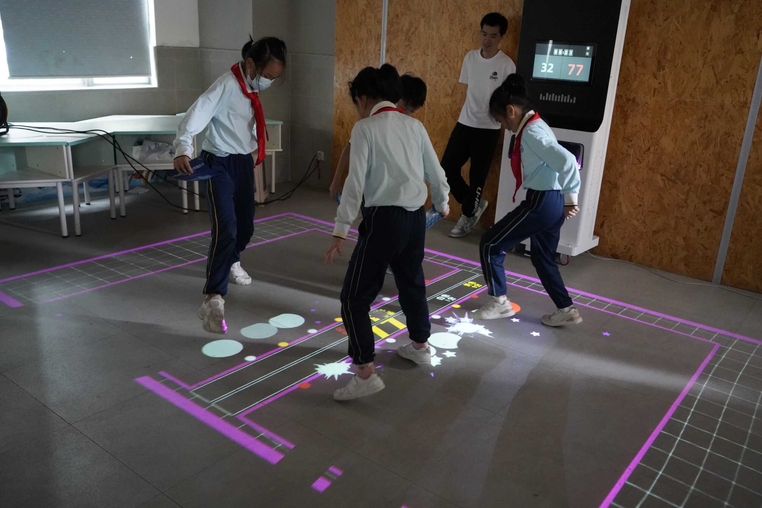 Best interactive floor mapping systems for school sports