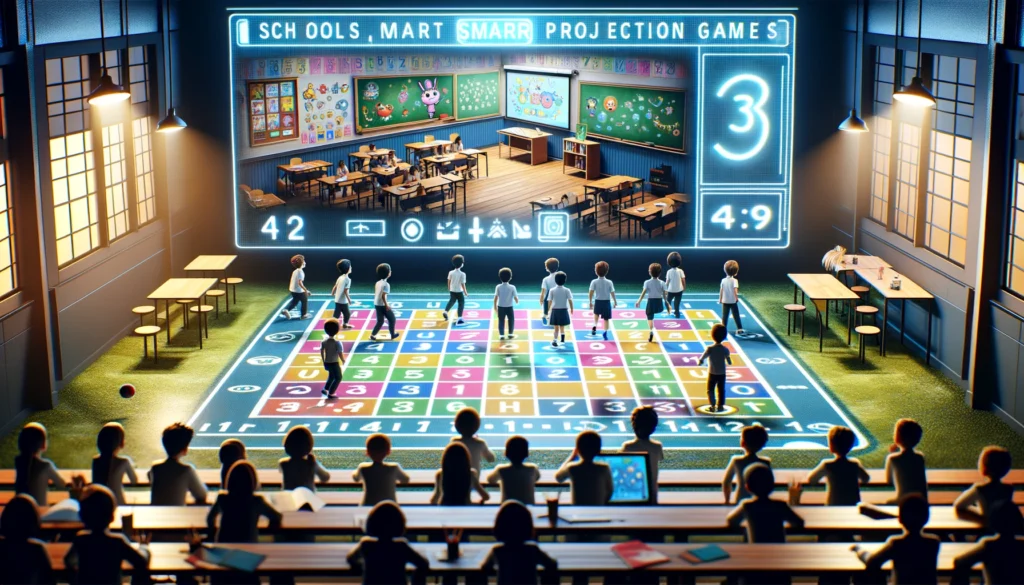 immersive interactive gaming experience School Smart Projection Games
