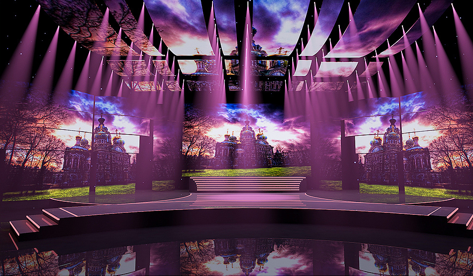 immersive projection systems for entertainment venues