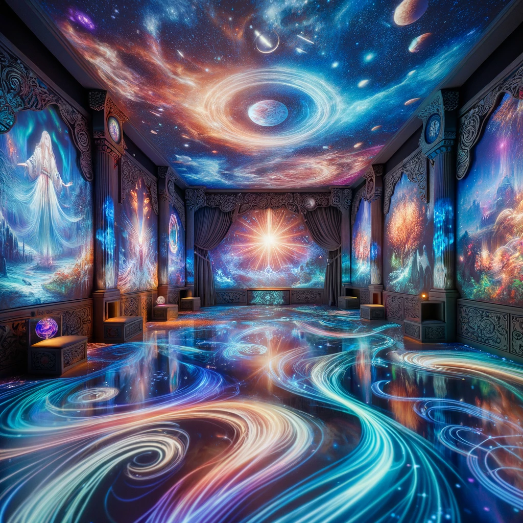 Hottest trends in visual projection magic room themes