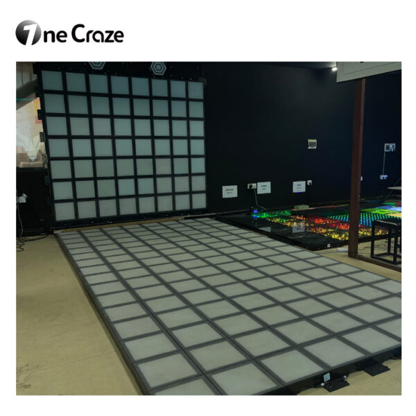 Innovative indoor floor games with LED technology