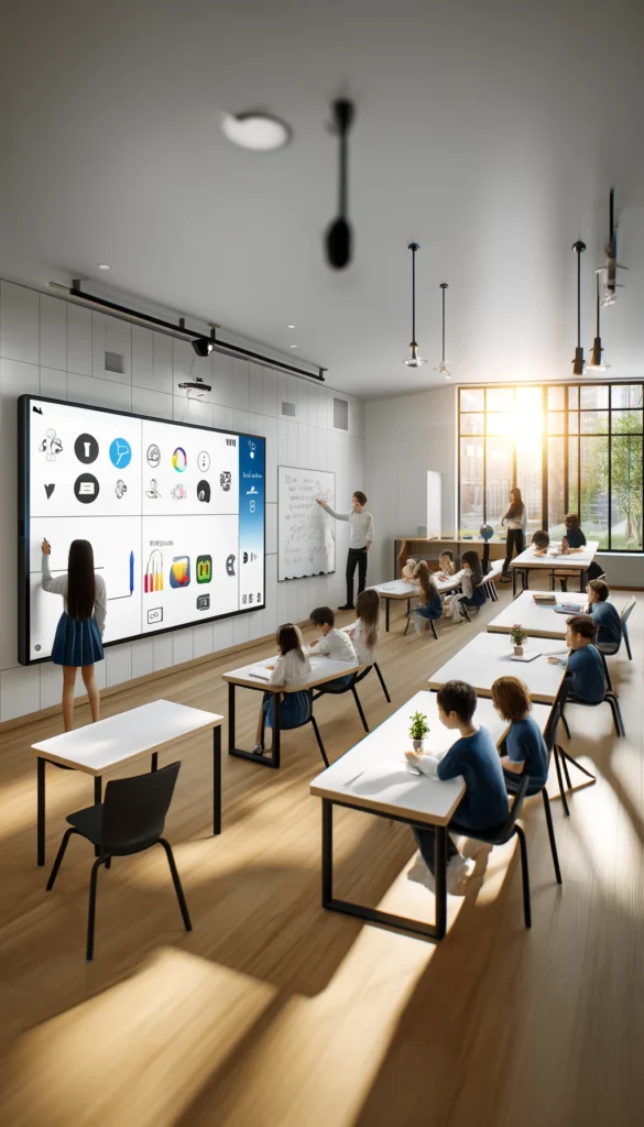 latest interactive electronic whiteboard features 2024
