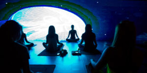 Supplier of 3D yoga studio projection systems