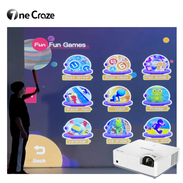 latest interactive wall projection technology for education