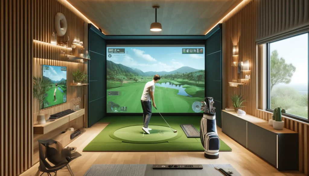 Best golf simulation software for home use