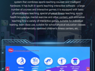 Wall projector for digital education and interactive learning
