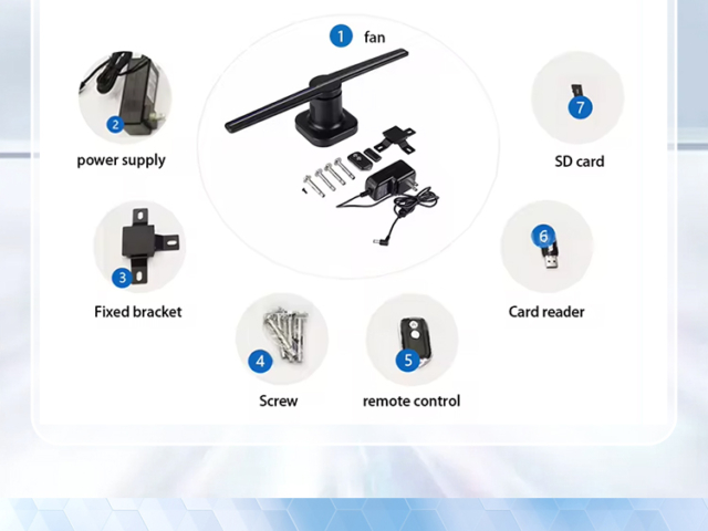 3D LED holographic fan systems from trusted manufacturers