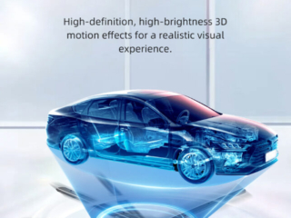 Latest 3D hologram technology for advertising displays