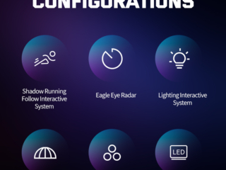 Interactive sensor wall projectors for running sports (3) Latest outdoor sports simulator systems for training