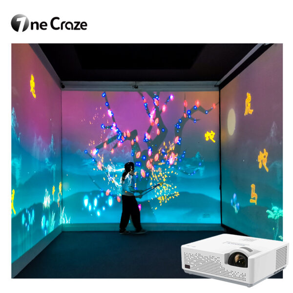 Factory direct wall projectors with forest imagery