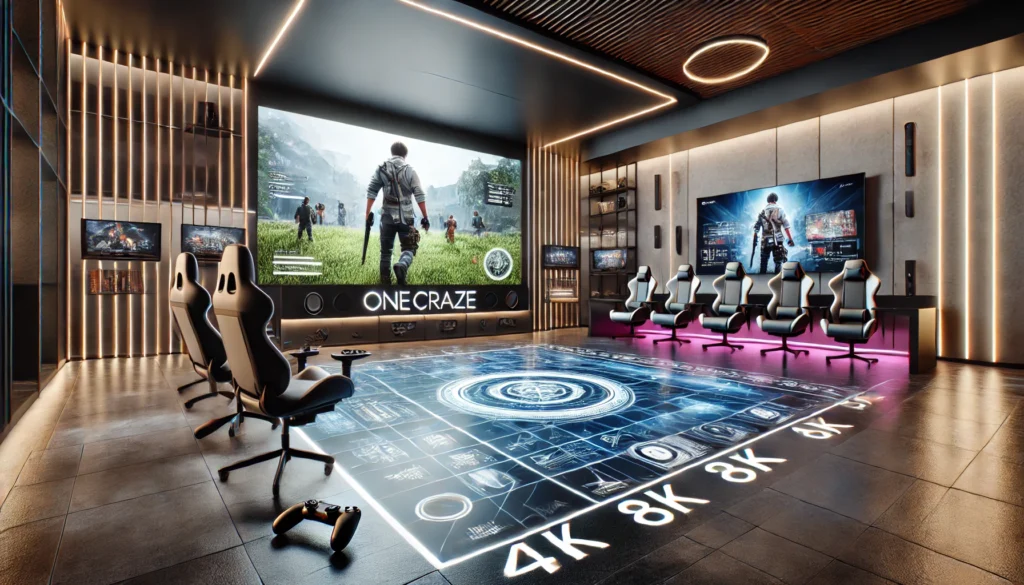 Affordable 4K 8K game room projector systems