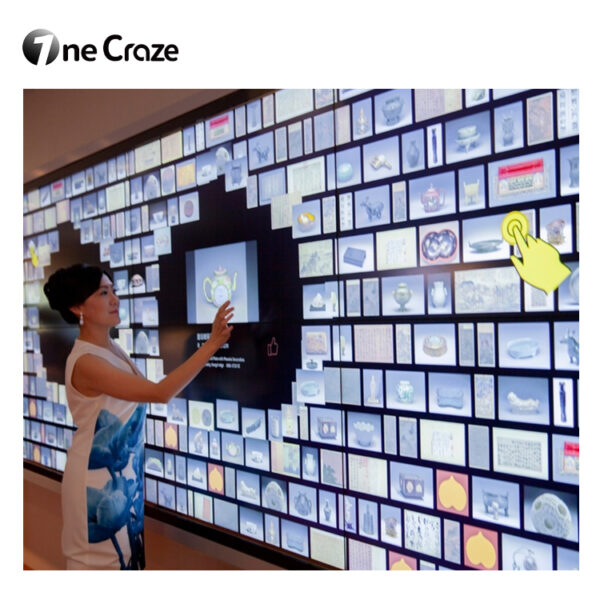 User-friendly interactive Digital Display Wall for businesses