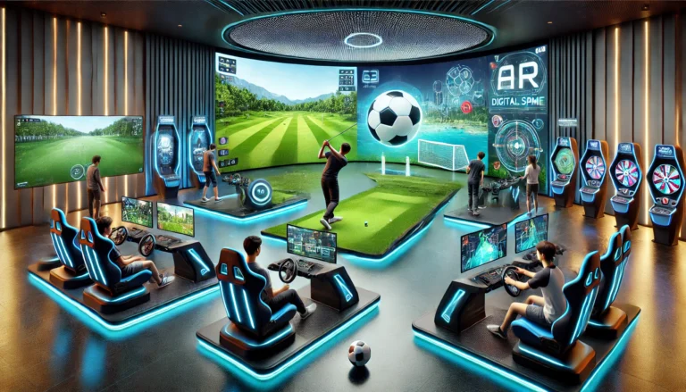 digital sports simulator factory store options