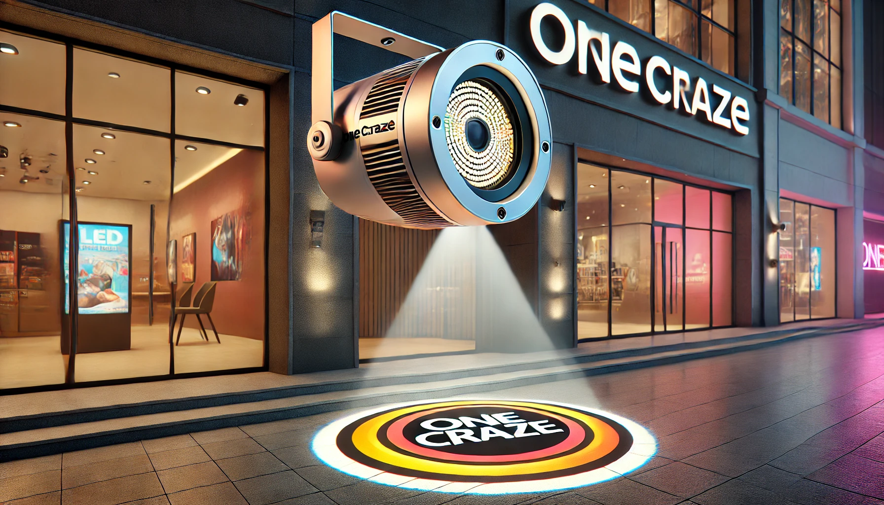 Best LED rotating logo projector for stores