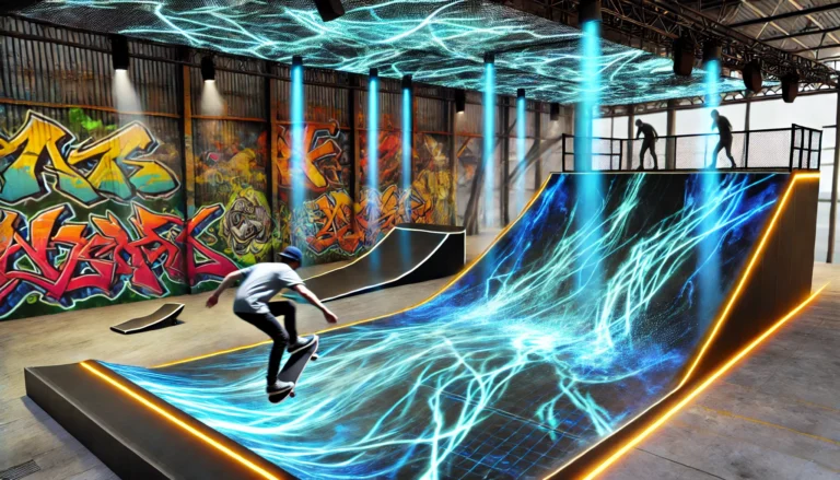 Best motion reactive floor mapping software for skateboarding