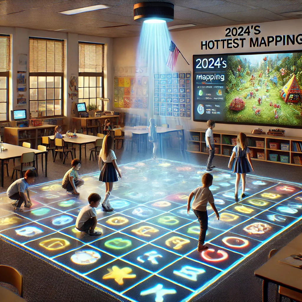 interactive floor projector for high schools
