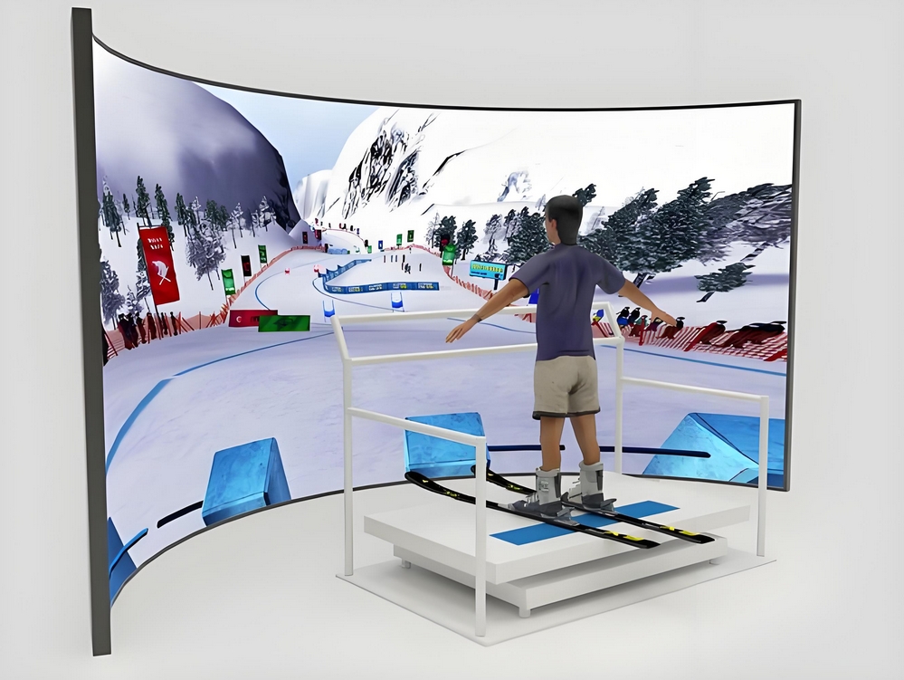 Order interactive ski train simulator online