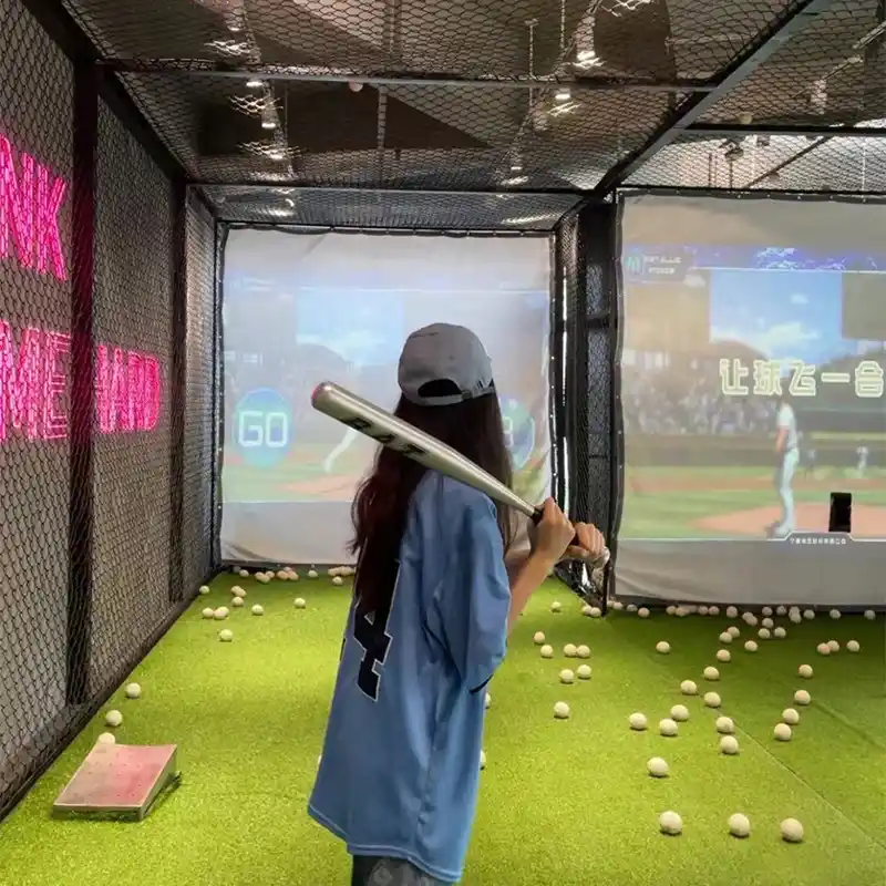 Best indoor baseball swing training simulator system