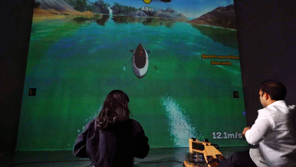 Single Boat Rowing Simulator | Sports Fitness Game Machine