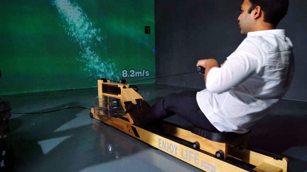 Single Boat Rowing Simulator | Sports Fitness Game Machine
