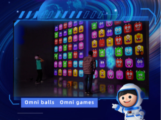 interactive fitness ball smash XR wall system

