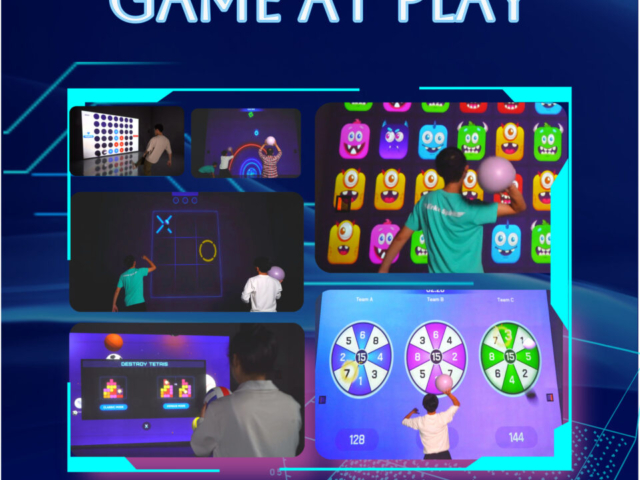 XR interactive wall fitness ball smash machine

