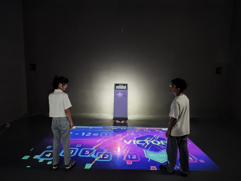 dynamic rotating floor projector game software