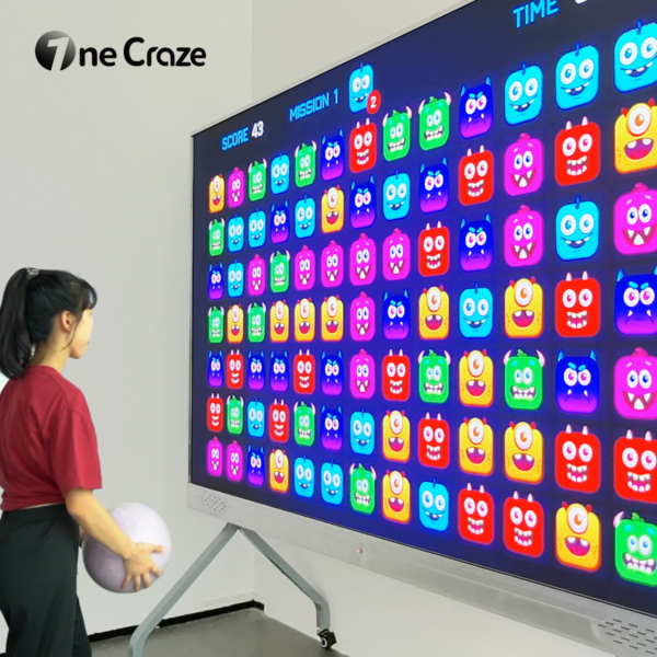 team game LED wall machine with software