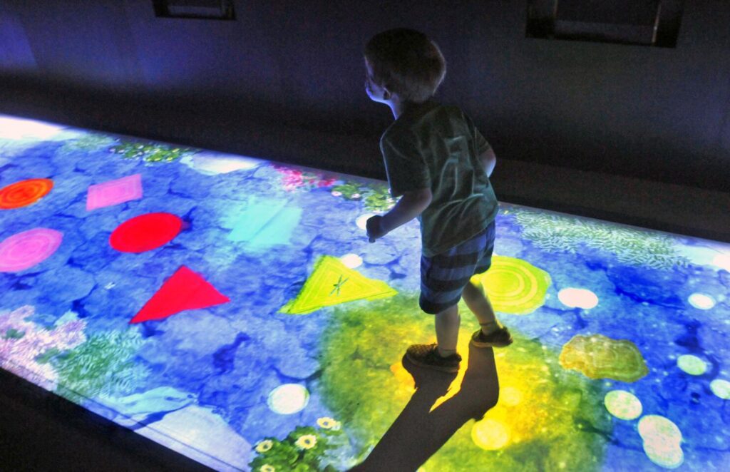 interactive hopscotch projection game for schools