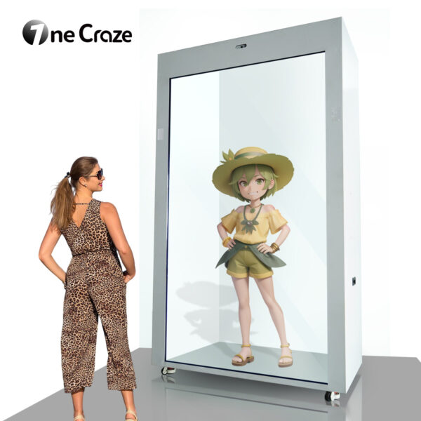 Hottest AI portrait hologram cabinet with software price