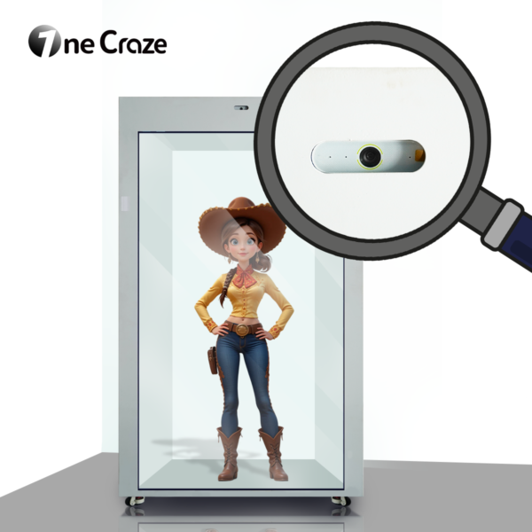 Best hologram machine supplier for transparent cabinet