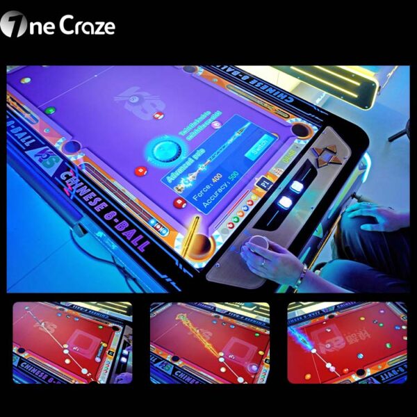 price of digital pool table arcade system