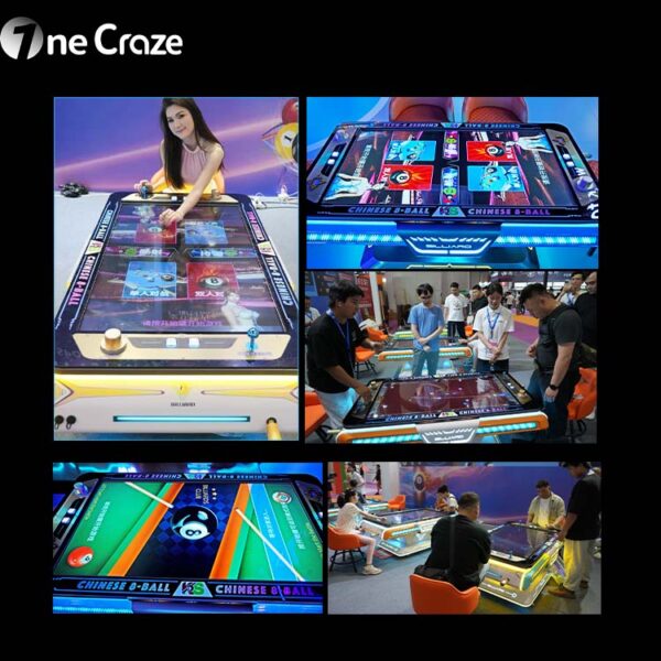 smart billiard table with control software