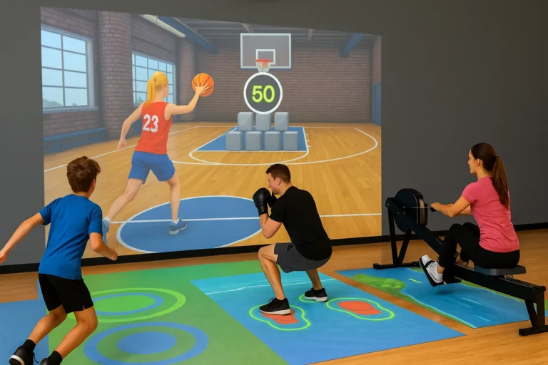 latest gym interactive projector games for sale