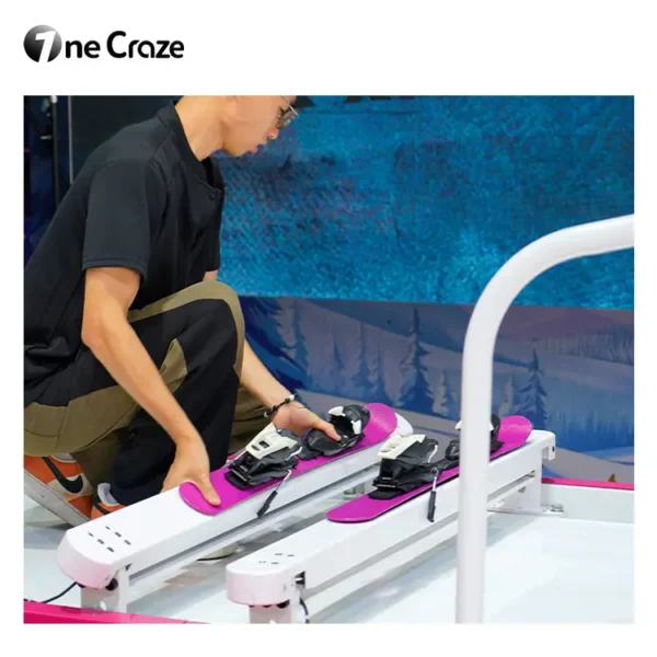 Snow gliding machine for winter sport enthusiasts