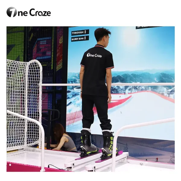 Professional ski simulator machine for indoor training
