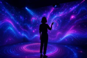 interactive illusion museum projector installation requirements