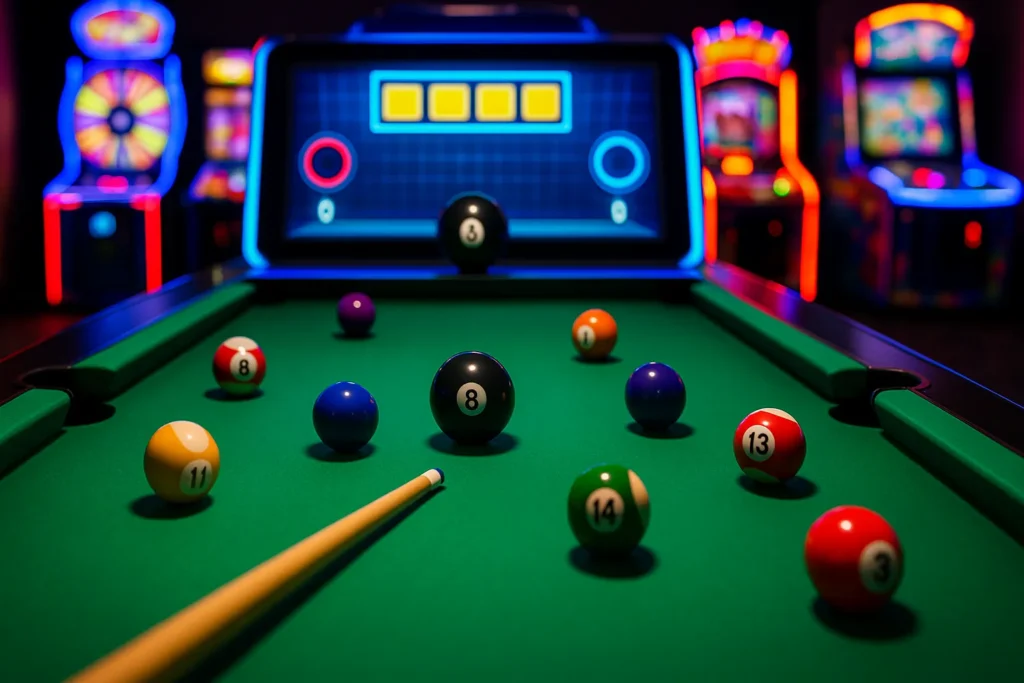 Application of 8-Ball Math Billiards Arcade Machines – How Do They Transform Entertainment and Learning?