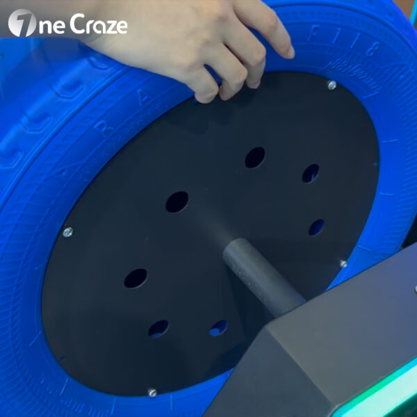 Dual-seat rotation ride machine packaging and shipping view