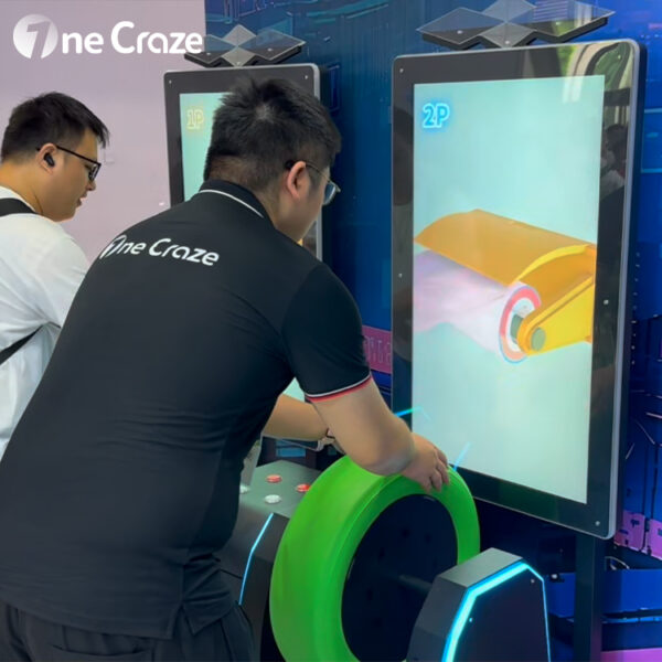 Dual-seat rolling experience machine product banner