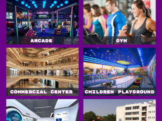 Dual-seat rotating wheel game rolling machine (8) Dual-seat rotating game machine control panel