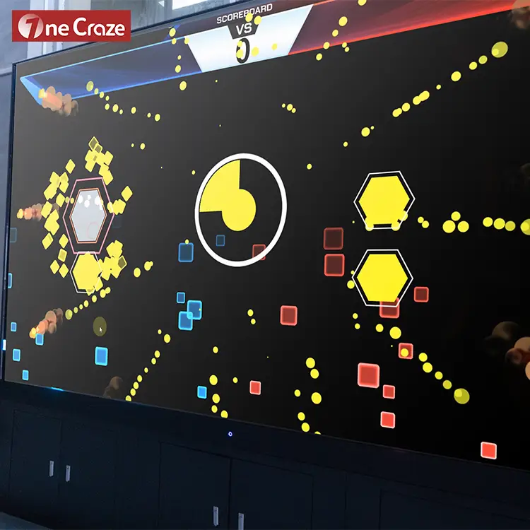 Interactive LCD Wall Touch Screen (11) Child learning tennis swings using touch display
