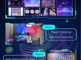 Pickleball Simulator Training Game (1) LCD wall pickleball simulator interface