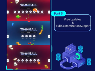 Pickleball Simulator Training Game (2) Young players enjoy a fun and safe pickleball training session on the LCD wall screen.